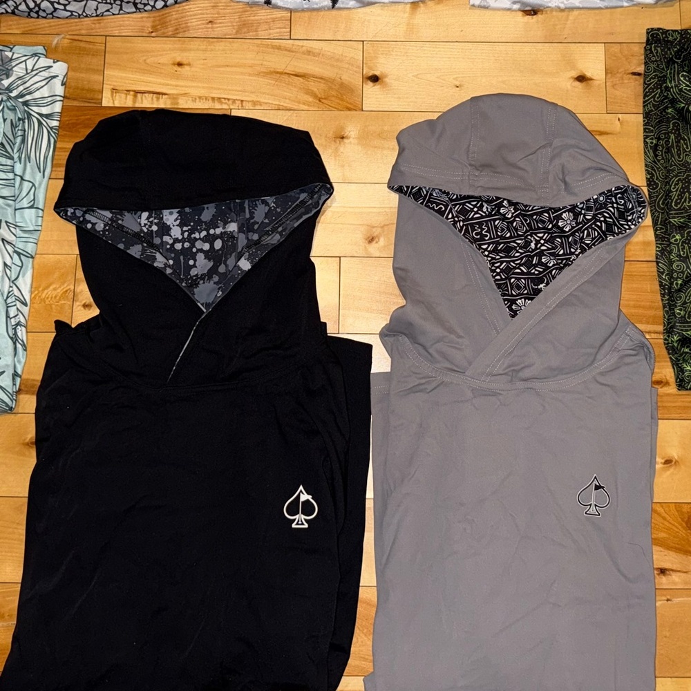 Black and Gray Pins & Aces Golf Hoodie Bundle